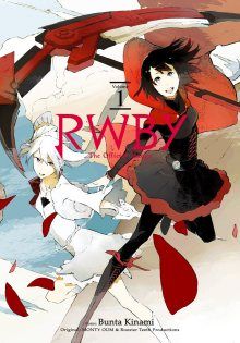 Постер к комиксу RWBY: The Official Manga / Красный Белый Чёрный Жёлтый